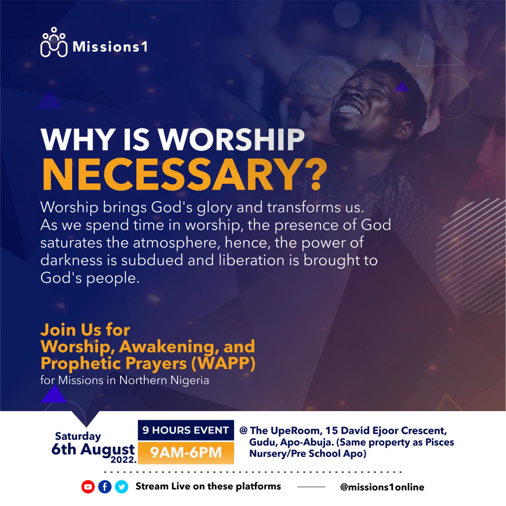 Missions 1 worship Flyer